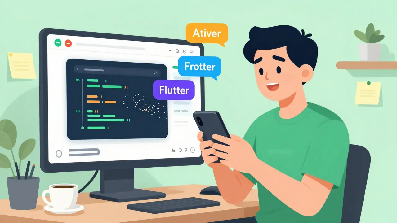Rapid Mobile App Prototyping with Vibe Coding and Cross-Platform Frameworks