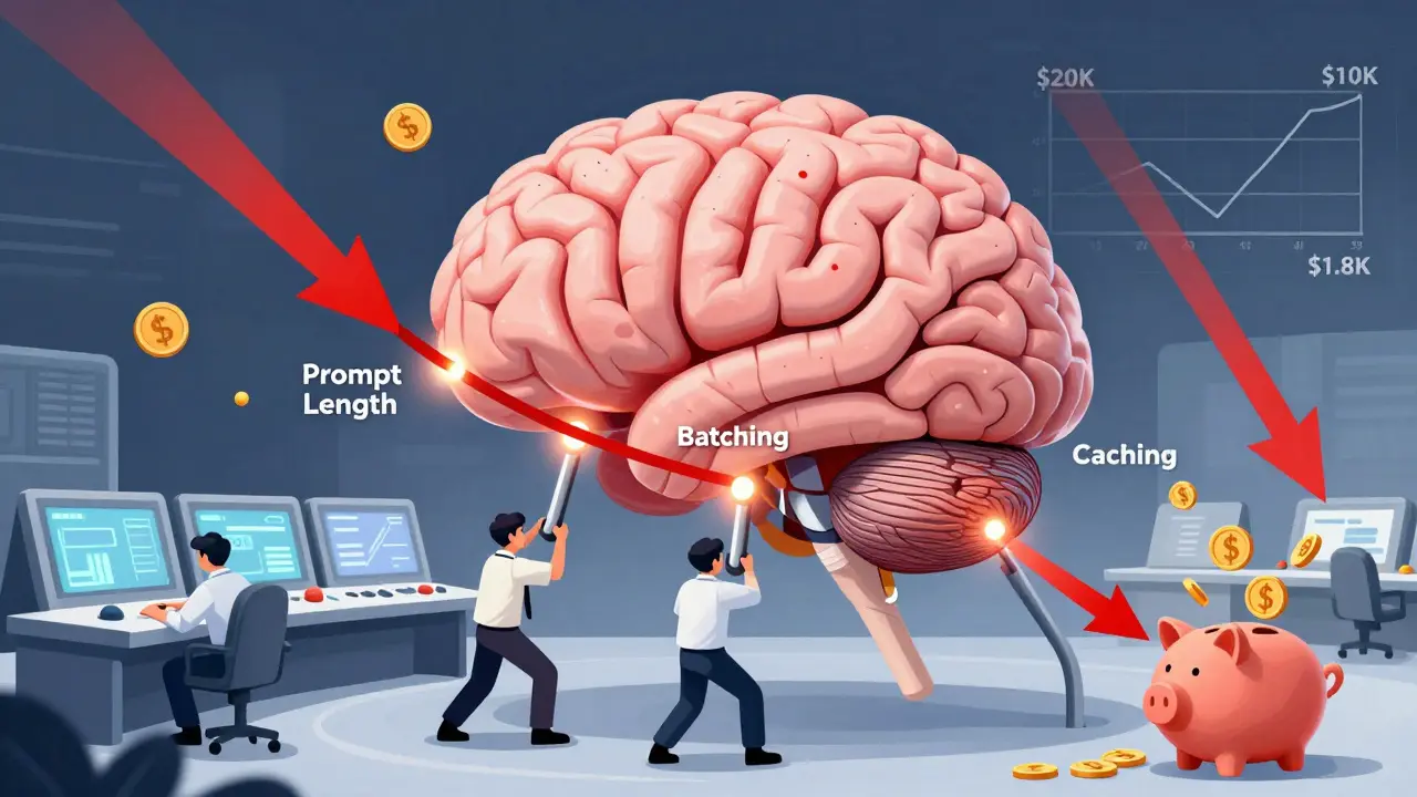 Optimization Levers for LLM Costs: Prompt Length, Batching, and Caching