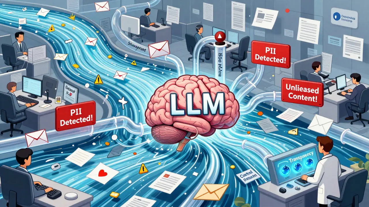 Enterprise Data Governance for Large Language Model Deployments