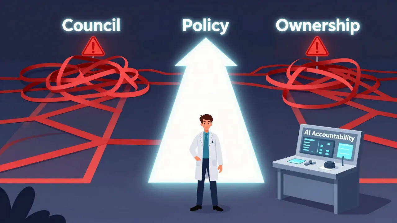 Governance Models for Generative AI: Councils, Policies, and Accountability