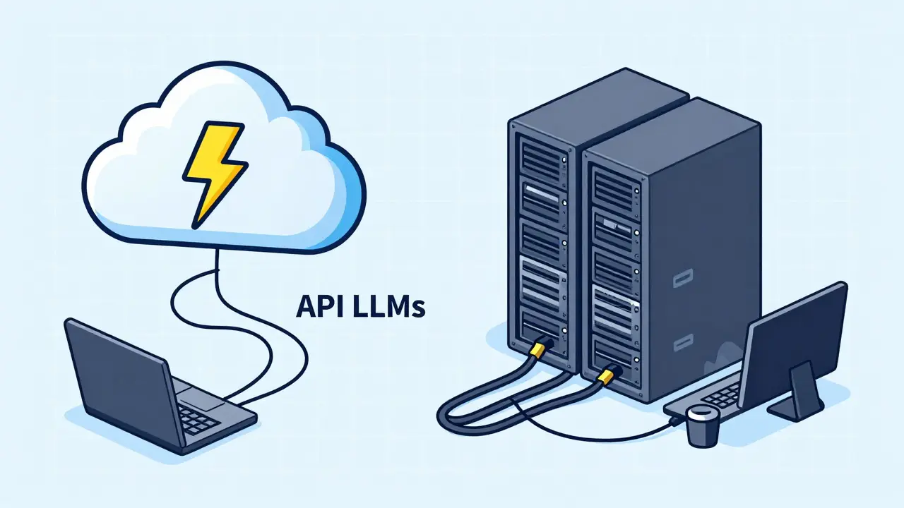 API LLMs vs On-Prem Deployment: Latency, Control, and Cost Tradeoffs