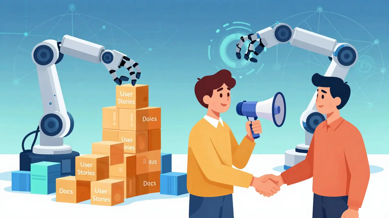 PM focusing on strategy while AI handles documentation tasks