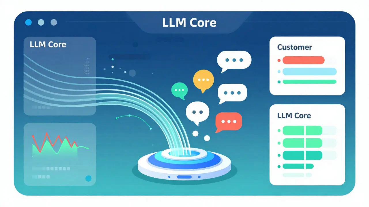 Contact Center Analytics with Large Language Models: Sentiment and Intent Detection