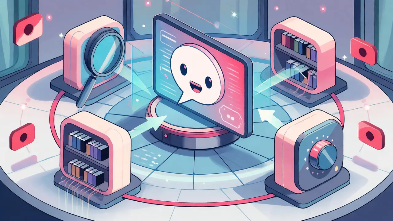 Layered AI defense system with verification, retrieval, and prompt modules