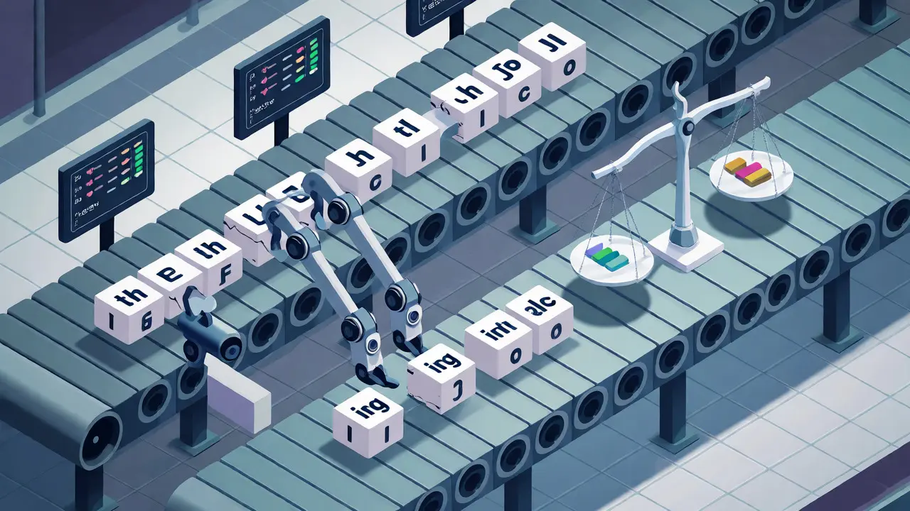 Side-by-side comparison of BPE and WordPiece tokenization mechanisms